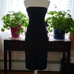 Topshop Woven Bandeau Midi Dress